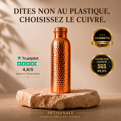 LYNAYE™ — Gourde en Cuivre Pur