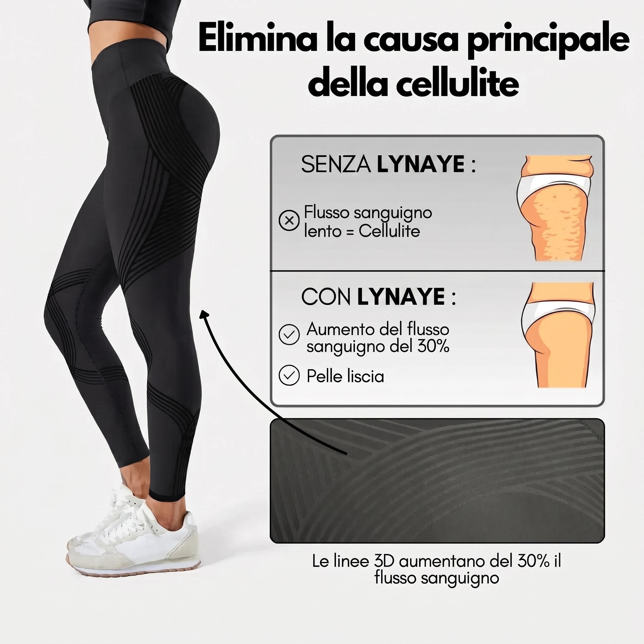 Leggings 3D Lynaye – Ridefinisci la tua silhouette senza sforzo