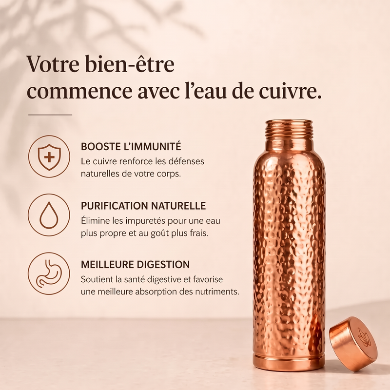 Votre eau mérite mieux qu’une bouteille en plastique.